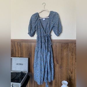 Old Navy Long Wrap Dress
